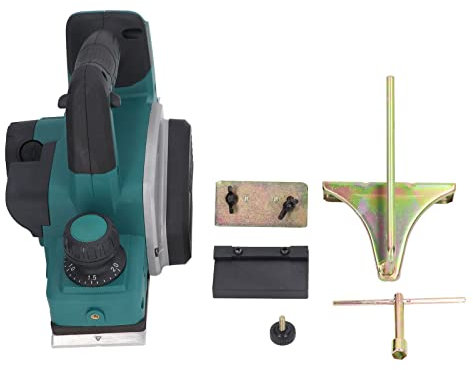 Cepilladora Manual, Cepilladora Eléctrica, Cepilladora Manual Inalámbrica para Carpintería con Agarre Suave para Muebles del Hogar, 18 V, 12000 RPM