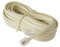 Glowster Cavo telefonico a spirale, 5 m, bianco