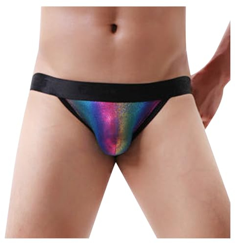 Slip de Bain Homme Lgbt Couleur Néon Slip Homme Gay Pride Month Arc-en-Ciel String Ficelle Mini Slips Taille Basse Strings Sans Couture Sous Vetement Sexy Érotique Chic Lgbtq Tanga Culotte Short