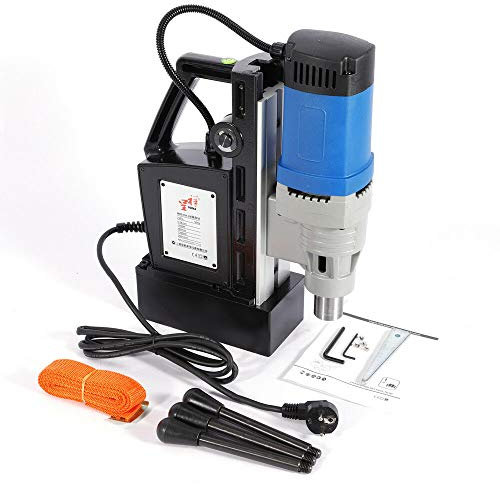 Trapano Magnetico Carotatrice 1680W Trapano a Colonna Professionale da Banco (13800N, Max. Carotaggio 28mm, Max. Profondità 50mm)