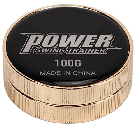 XHIKOWAT Dispositivo de Entrenamiento con Pesas para Columpio de Raqueta de Tenis para Aumentar la Fuerza del Brazo ,Acero Negro de 100g