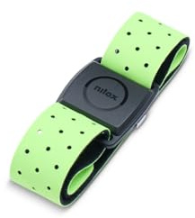 Nilox HRM Smart Armband, Fitness Tracker per Monitoraggio Allenamento e Frequenza Cardiaca, Sensore Ottico a 4 Canali e Indicatori LED Intelligenti, Resistente all'Acqua, Compatibile con App Sportive