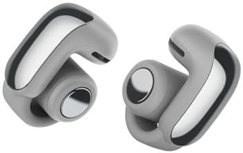 Bose Ultra Open Bluetooth Earbuds with OpenAudio Technology, Open Ear Wireless Earbuds, Up to 48 Hours of Battery Life, Moonlight Grey - Limited Edition