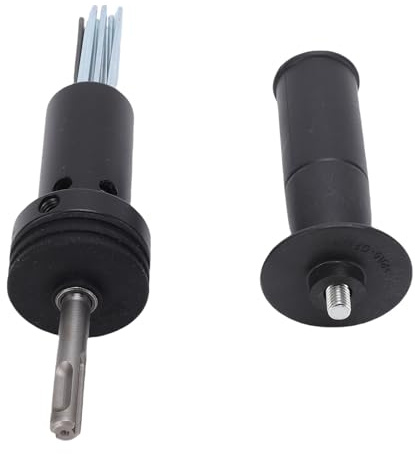 ASHATA Accesorio de Escalador de Aguja de Martillo Eléctrico, Adaptador de Ranura de Pit 2 Pit 2 con Ergonómico para Eliminación de óxido Cinceling de Hormigón