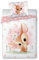 Faro Tekstylia Babybettwäsche Kinderbettwäsche 100x135 Bettgarnitur 100% Baumwolle mit Oeko-Tex Siegel (Rehkitz)