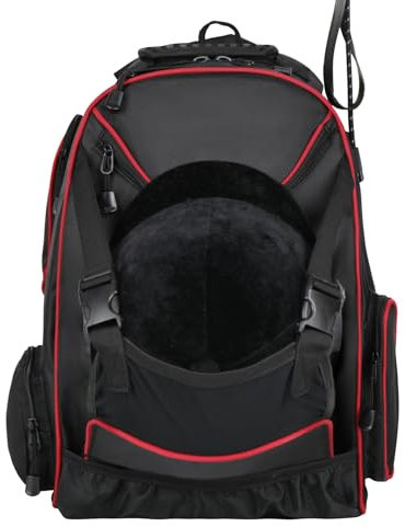 Large capacity equestrian horse riding gear horseback riding bag grooming tote bag equestrian backpack with helmet holder ringside equipment casual daypack backpacks