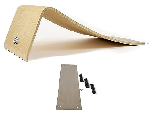 Official Launch Ramp 14 High Kicker Jump Ramp for Pro Scooter Riders Skateboard BMX MTB Wooden Durable Portable Lightweight Good for All Skill Levels (44 X 21 X 14)
