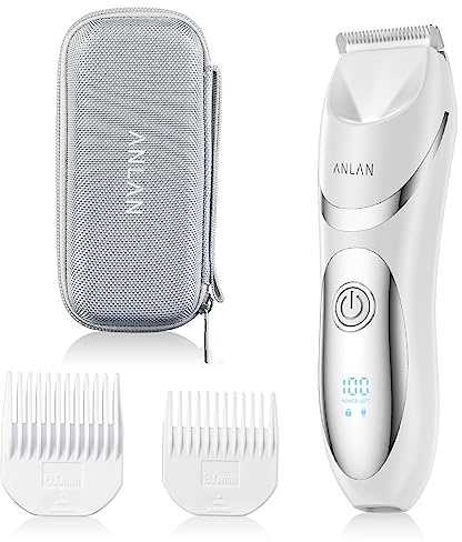 Anlan Afeitadora Mujer, Maquina Depilar Mujer, Rasuradora Mujer, Depiladora Mujer Zona Intima, Afeitadora En Seco Y Húmedo, Pantalla Led, Ipx7 (Modo-3)