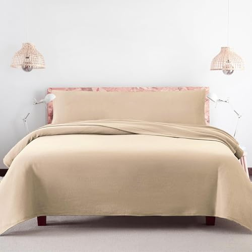 MANEMI - Juego de Sábanas Pirineo Termica 4 Piezas para Cama de 180 - Sábana Polar para Invierno Cama Matrimonio, Bajera Ajustable 180x200x25cm, Encimera 230x260cm y 2 Fundas Almohada 45x85cm