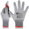5 pares (Talla XL) || Guantes anticortes 4x43C Protección Nivel 5 || Certificación EN388 || Guantes de trabajo || Resistentes y versátiles || ideales para trabajos de jardinería-cocina-DIY