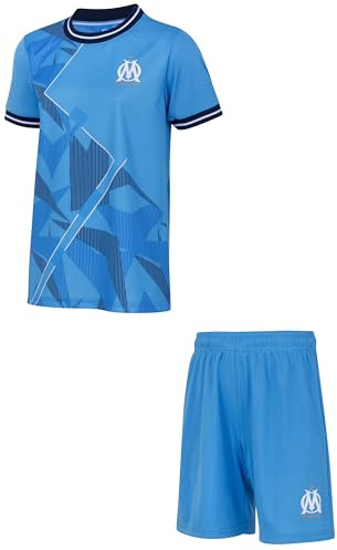 OLYMPIQUE DE MARSEILLE Ensemble Maillot Short Om - Collection Officielle 14 Ans