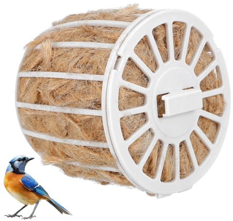 HEMOTON Matériaux de Nidification Souples en Coton et Jute, Lot pour Cage à Canari, Accessoires pour Oiseaux, Matériau Réutilisable pour Nids d'oiseaux, Fournitures pour Cages et Litière