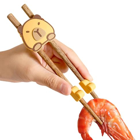 Baguettes D'entraînement – Baguettes De Style Animal Mignon Pour Débutants, Ustensiles À Poignée Ergonomique Adaptés Aux , Ensemble De Couverts D'apprentissage Réutilisables | Baguettess De