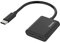 Hama USB C Splitter - 2in1 Audio Ladeadapter Mit 2x C Buchsen (Daten und Power) für Tablet, Smartphone, Kopfhörer, Lautsprecher