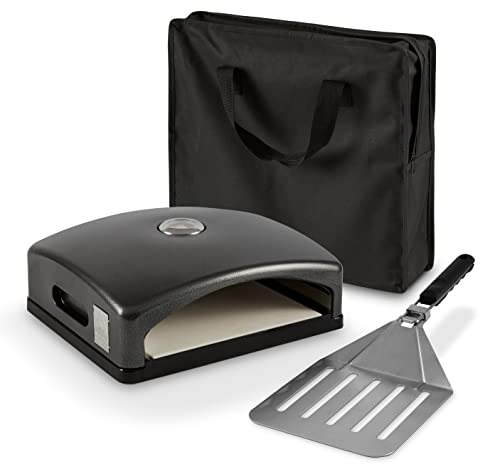 Tower T978517 Pizzazz Pizza Oven with Paddle and Carry Bag, Suitable for 10 Pizzas Black