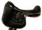 PIONEER Bareback-Sattel 50x45 aus Wildleder - Reitsattel für natürliche Reitweise, Made in Italy - Polsterung aus Watte und Memory Foam - Neopren-Sattelgurt - Schwarz