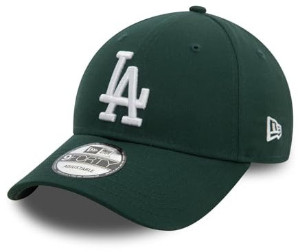 New Era 9Forty Strapback Gorra – Los Angeles Dodgers Forest, Verde Bosque, Talla única