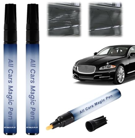 2Pcs All Cars Magic Pen-All Cars Magic Pen for Car Scratches,Car Scratch Repair Pen Set,Quick Fix for Scratches and Paint Damage,Fits All Car Colors