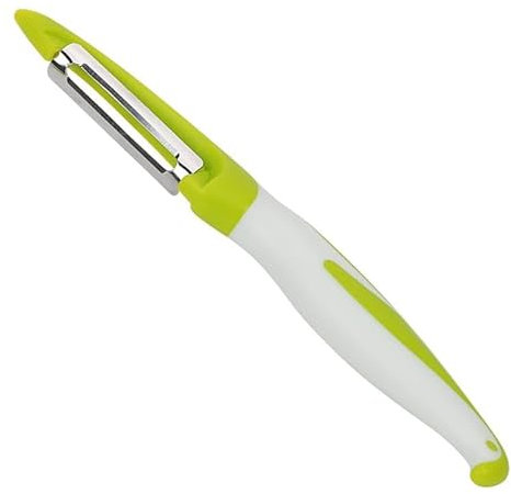 FYJL Econome Legumes Éplucheur Multifonctions trancheuse Double Couleur éplucheur de Pommes de Terre Coupe-légumes Fruits Melon Rabot Epluche Legume(Flat Blade)