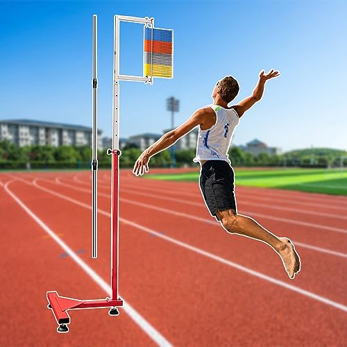 Attrezzatura per Test di Salto Verticale, attrezzo per Salto Verticale da Stadio con Asta di Reset, Tester Professionale per capacità di Salto, Dispositivo di misurazione dell'altezza del sa