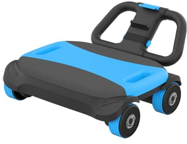 Rullo per addominali automatico - Ruota per esercizi addominali di rimbalzo, trainer per la a doppia impugnatura, attrezzatura per il fitness compatta, generatore di core regolabile, strumento p