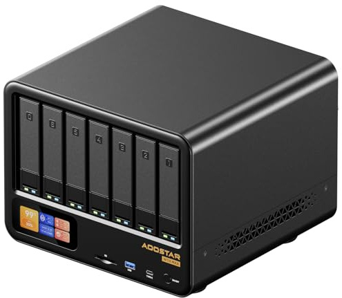 AOOSTAR WTR MAX 6+5 Bays Desktop NAS Barebone， AMD R7 8845HS CPU, 2 * 10GB SFP+ LAN Ports，USB4&Oculink Port，Support ECC RAM, 2*DDR5 5600Mhz Slots，5* M.2 NVME Slots