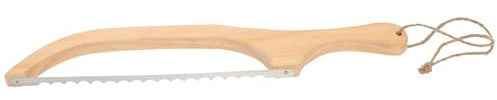 OATIPHO Taglierina per Dolci e Pane in Acciaio Inox Manico in Legno Utensile da Taglio Riutilizzabile per Uso Domestico in Cucina e Pasticceria