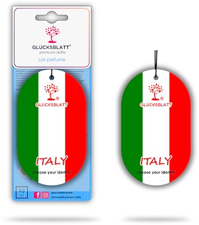 GLÜCKSBLATT premium Autoparfüm Duft Flag Italien