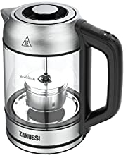 Zanussi - KEZ81 - Tea Kettle - 1.7 L - 2 in 1 Kettle and Teapot - Colour changing (5 colours) - Transparent