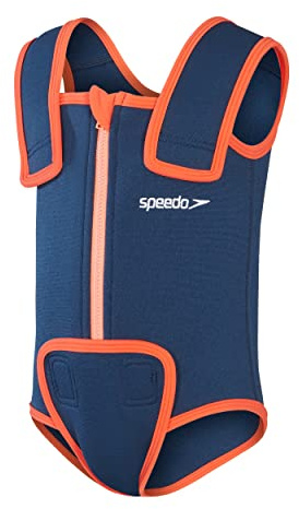 Speedo Unisex-Youth Learn to Swim Essential Baby Wrap Swimsuit | Neoprene | Unisex Kids Swimwear | Insulated One Piece Swimwear