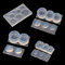 4Pcs Harz 3D Hohl Runde Kugel Anhänger Harz Formen Hohle Kugel Form Klar Silikon Form Making Kit