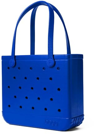 BOGG BAG Medium Tote – 15” x 12.5” x 5” – Durable, Washable, Tip-proof – Beach, Pool, Boat, Work, Sports (Blue-eyed)