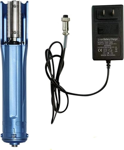 Squamatore elettrico senza fili for pesci, strumento portatile for la rimozione delle squame dei pesci, raschietto impermeabile in acciaio inossidabile for squame dei pesci, con copertura(Dark blue)
