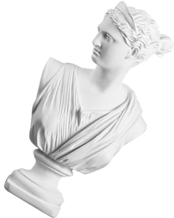 Warmhm Harz Göttinnenstatue Göttinnenfigur Aus Harz Für Schreibtisch Harzskulptur Als Wohnzimmerdeko Zarte Göttinnenornament Für Veranda Sammlerstück Aus Harzhandwerk Für Garten