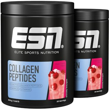 ESN Collagen Peptides, 2 x 300 g Fresh Cherry - made in Germany