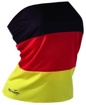 Taffstyle TOP Rock Deutschland Fahne Fanartikel Frauen Mädchen Trikot EM WM Fussball Basketball Handball Eishockey Deutsche Flagge Deutschlandfahne Größe S