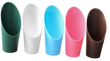 JOINPAYA 5 Piezas Taza De Pala para Tierra Suculenta De Palas De Plástico Portátiles para Tierra Diseño para Jardinería Macetas y Bonsáis