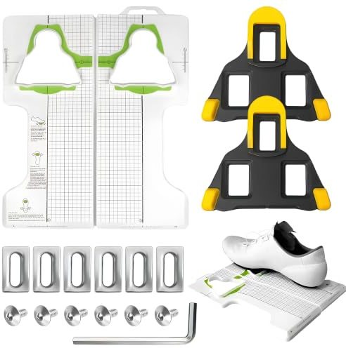 SPD-SL - Juego de herramientas de ajuste para zapatos y Shi-ma-no SPD SL | Compatible con SM-SH10/SH11/SH12, apto para zapatos de carretera SPD-SL de 3 agujeros y pedales de clic