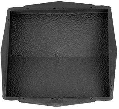 @tec Betonform Schalungsform Gießform Polypropylen (Kunststoff) - Mauerabdeckung/Abdeckplatte Rau - 39 x 35 x 7 cm
