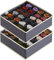 Lifewit 2 Stück Socken Unterwäsche Schubladen Organizer, 24 Zellen Ordnungssystem Kleiderschrank Schrank Organizer, Wickelkommode Organizer Aufbewahrungsboxen für Kleidung Underwear Krawatten, Grau
