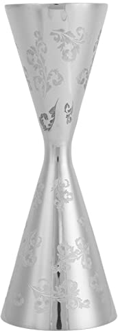 Bicchiere da cocktail Jigger, Jigger decorativo a strisce foglia per bar 60 ml 90 ml
