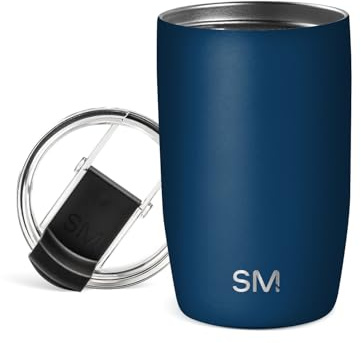 Simple Modern Travel Coffee Mug Tumbler with Flip Lid | Insulated Stainless Steel Iced Coffee Cup | Gifts for Women & Men | Voyager Collection | 350ml | Slumberland