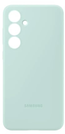 Samsung Silicone Case EF-PS721 für Galaxy S24 FE, Smartphone-Cover, Handy-Hülle, Silikon, Kratzfest, Schlankes Design, Mint