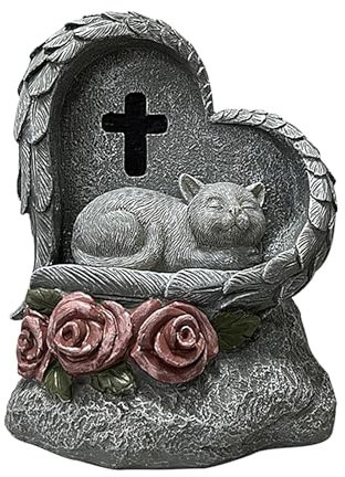 Pet Memorial - lápida, recuerdo duradero | Piedra conmemorativa con grabado personalizado, homenaje para gatos, perros, mascotas