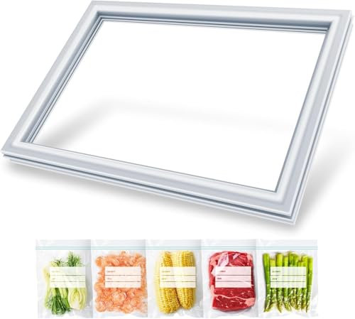 Upgraded 27.17X18.11 242193201 Freezer Door Gasket Seal Replacement for Frigidaire Top-mount Refrigerator Door Gasket Kenmore Crosley Freezer Door Seal Part PS7321340 AP5669862 EAP7321340 2689594