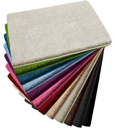 casa pura Badteppich Sky Soft - Flauschige, rutschfeste & Weiche Badematte | Bad & Duschvorleger für Badewanne Dusche & Toilette | Maschinenwaschbar & schnell trocknend | 80x150 cm - Creme