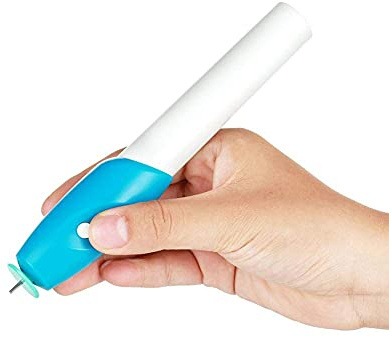 2 in 1 Quilling Slotted Tool Paper Rolling Electric Pen, E11 Electric Quilling Pen, Electric Quilling Slotted Tool Automated Paper Rolling Curling Pen