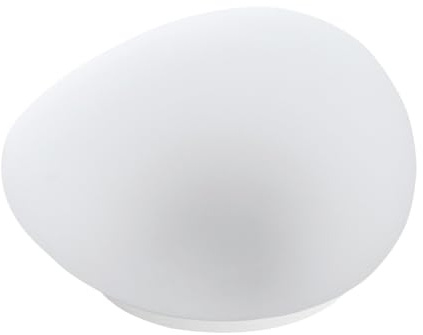 EGLO LED solsten Z_Solar, utomhusbelysning, solarlampa för trädgård | plast och glas, vit, varmvit solsten, 16,5 cm