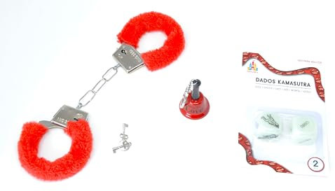 BETTER WITH FRIENDS 3 x esposas dado timbre policía mujer,policía,enfermero,médico, oficial de seguridad, accesorio de disfraces