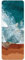 FANSU Yogamatte rutschfest, 1 mm Dicke Reise Yogamatte Faltbar Leicht Sportmatte und Fitnessmatte Meditationsmatte Trainingsmatte Pilates Matte für Zuhause (183x68cm,Strand Meer)